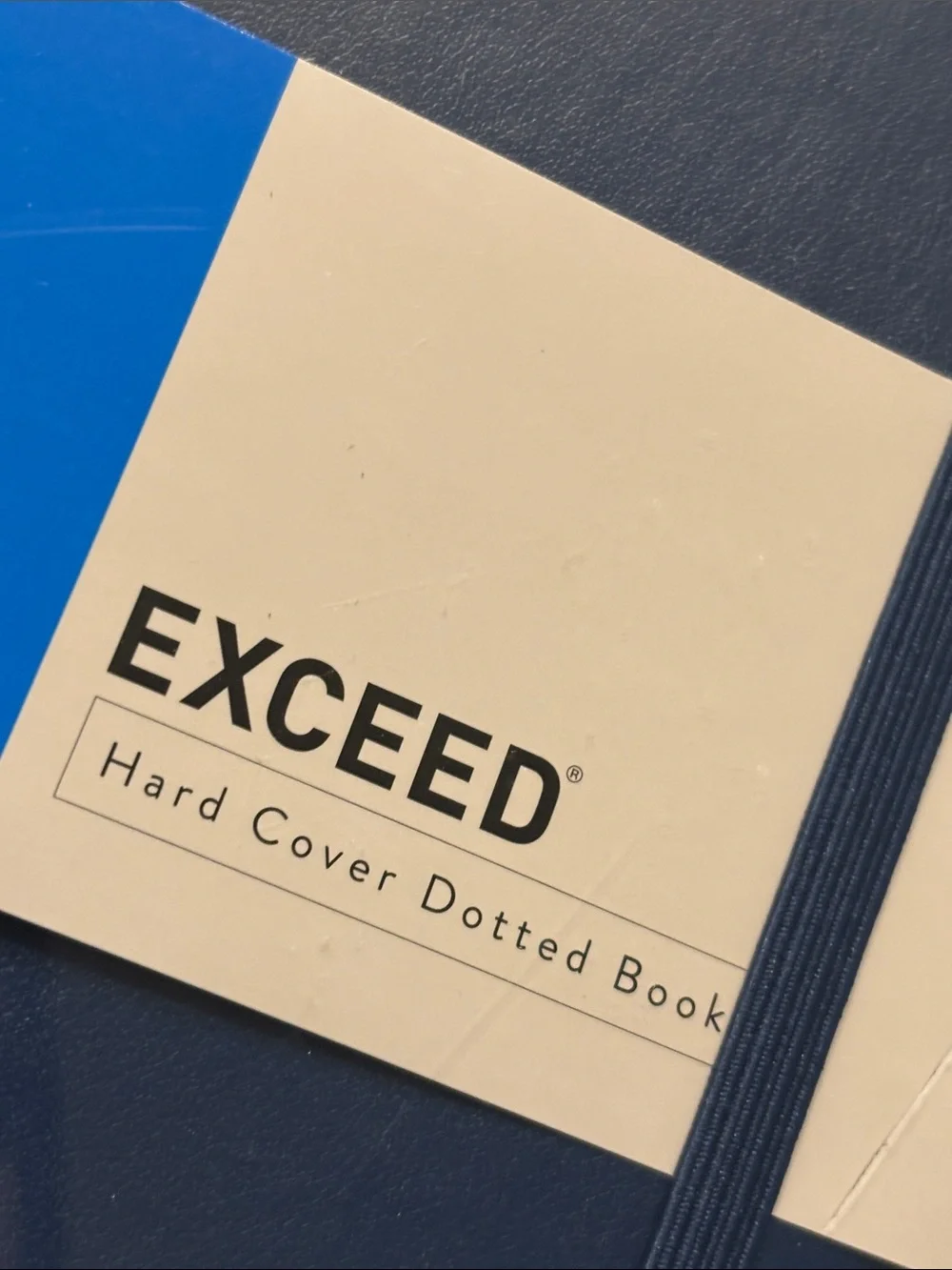 Exceed Blue Hard Cover Dotted Notebook Journal